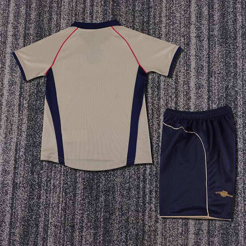 Camiseta Arsenal Retro 2001/02 Away Niño Kit