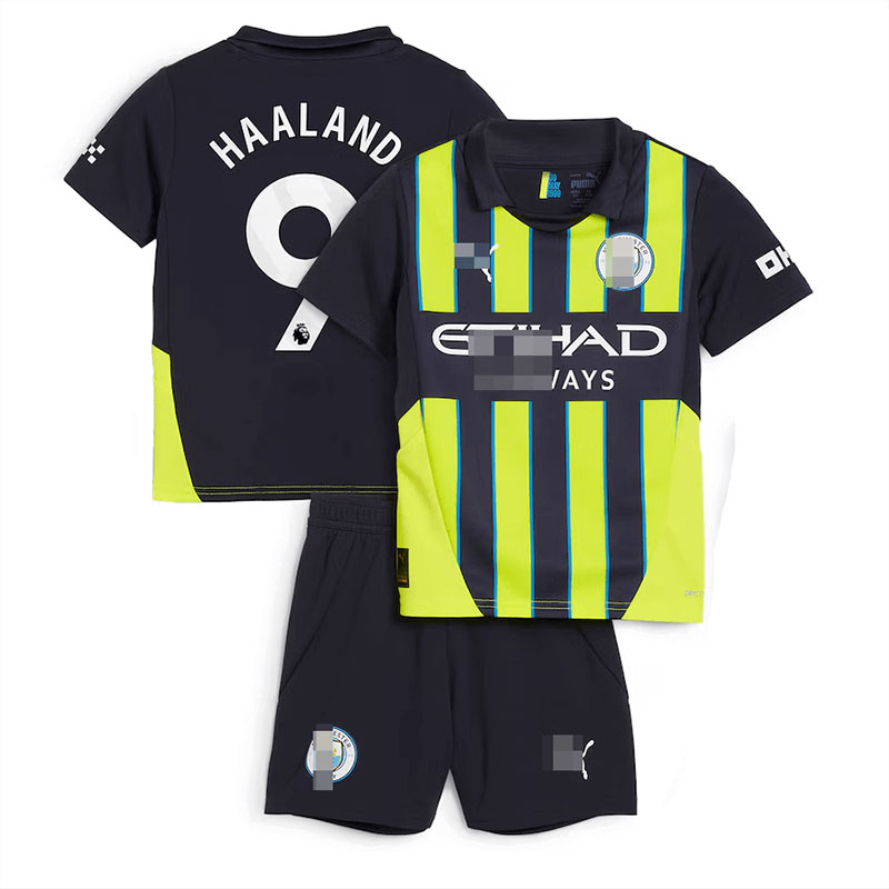 Camiseta Haaland 9 Manchester City 2024/2025 Away Niño Kit