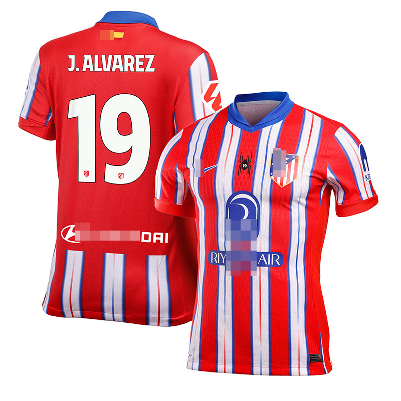 Camiseta J. ALVAREZ 19 Atlético de Madrid 2024/2025 Home (EDICIÓN JUGADOR)