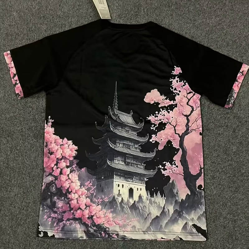 Camiseta Japón 2024 Especial Edición Negro/Rosa