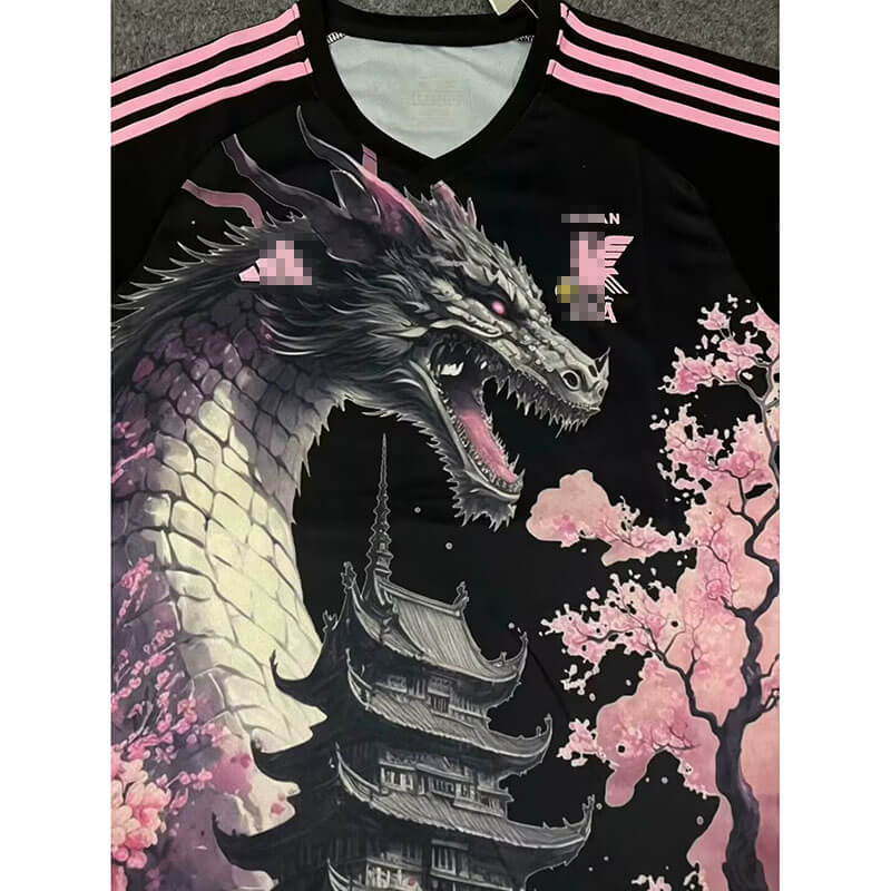 Camiseta Japón 2024 Especial Edición Negro/Rosa