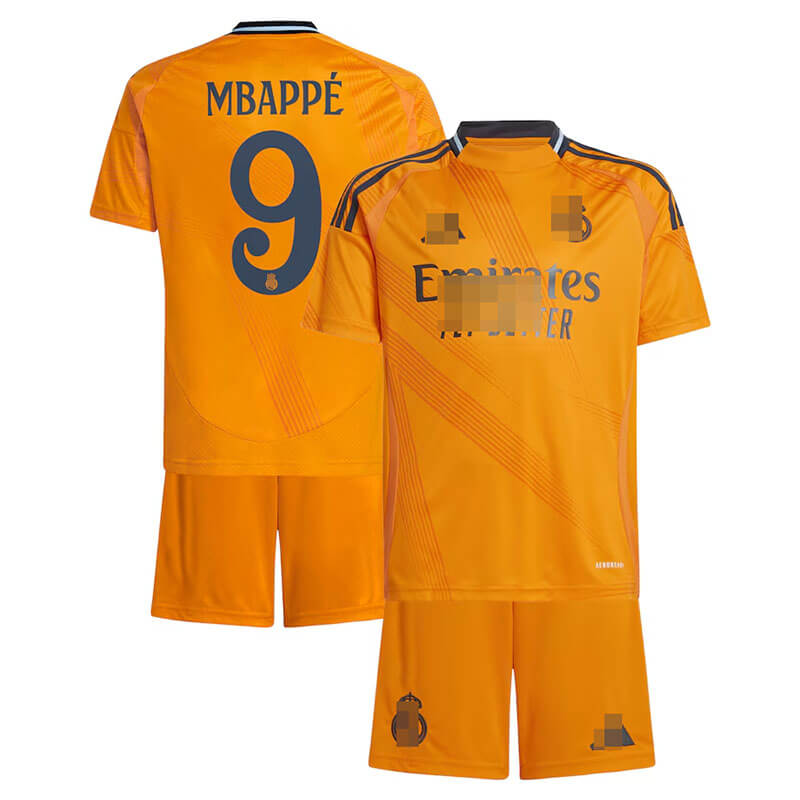 Camiseta Mbappé 9 Real Madrid 2024/2025 Away Niño Kit