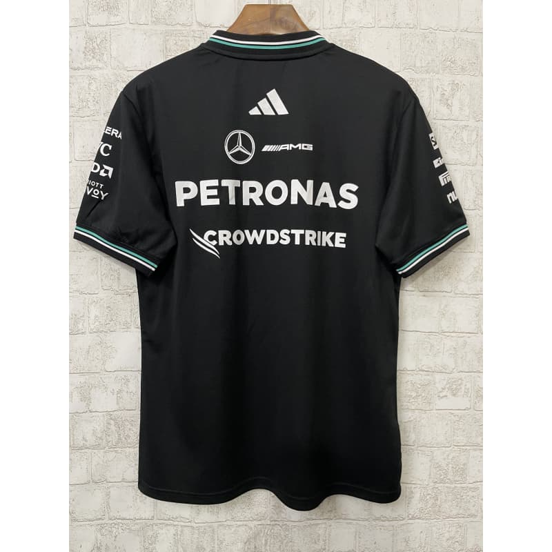 Camiseta Mercedes AMG Petronas F1 Racing Team 2025 Negro/Verde