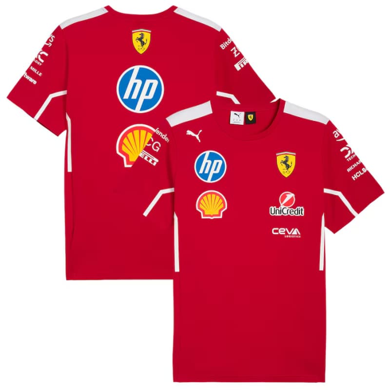 Polo Scuderia Ferrari F1 Racing Team Rojo 2025