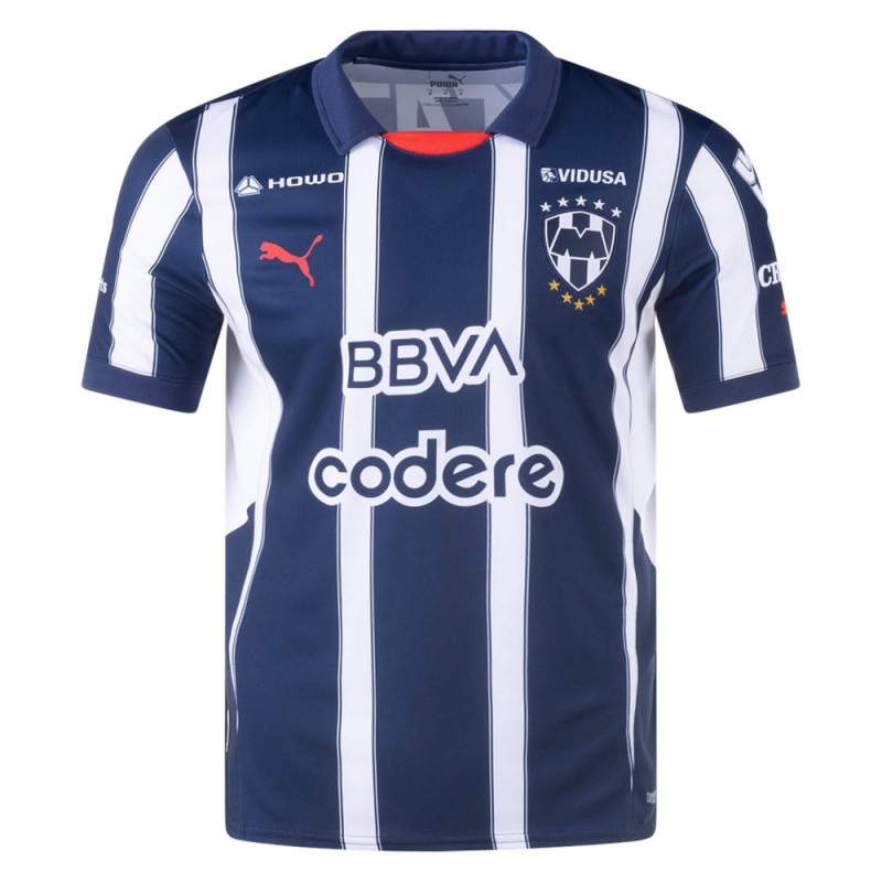 Camiseta Sergio Ramos 93 Monterrey 2024/2025 Home Azul/Blanco