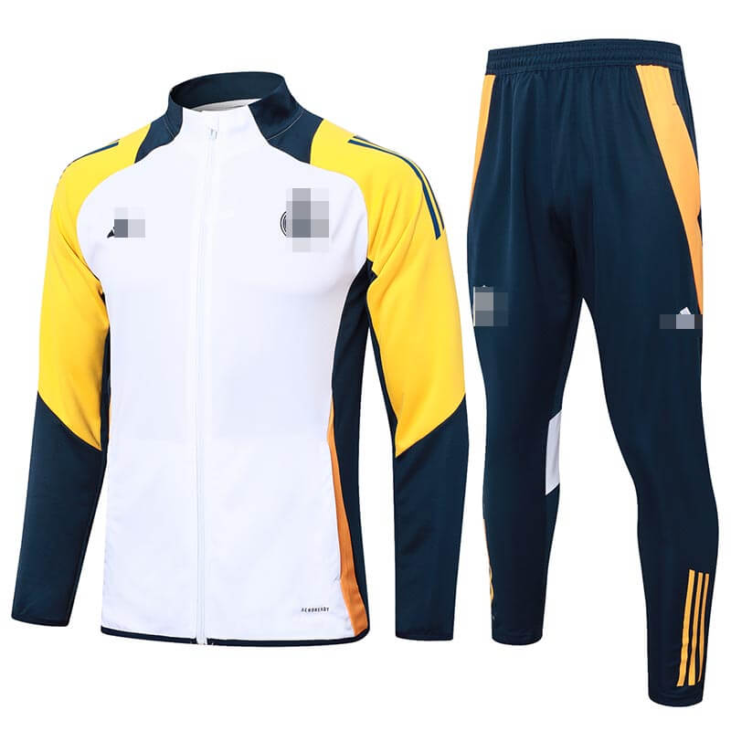 Chandal de Real Madrid 2024/2025 Blanco/Amarillo