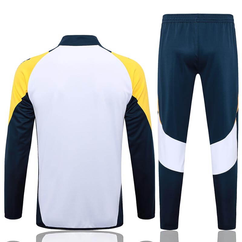Chandal de Real Madrid 2024/2025 Blanco/Amarillo