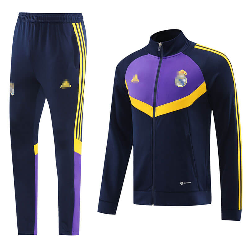 Chandal de Real Madrid 2024/2025 Azul Marino/Púrpura