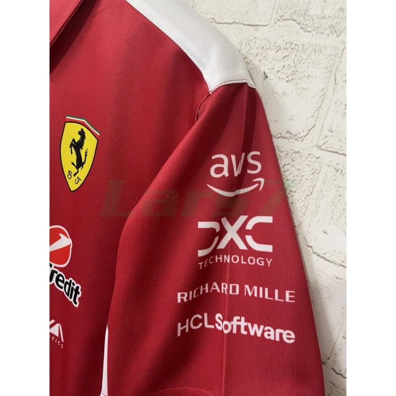 Polo Scuderia Ferrari F1 Racing Team Rojo 2025