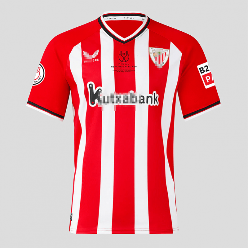 Camiseta Athletic de Bilbao La Final de La Copa del Rey 2024 Home Futboloo